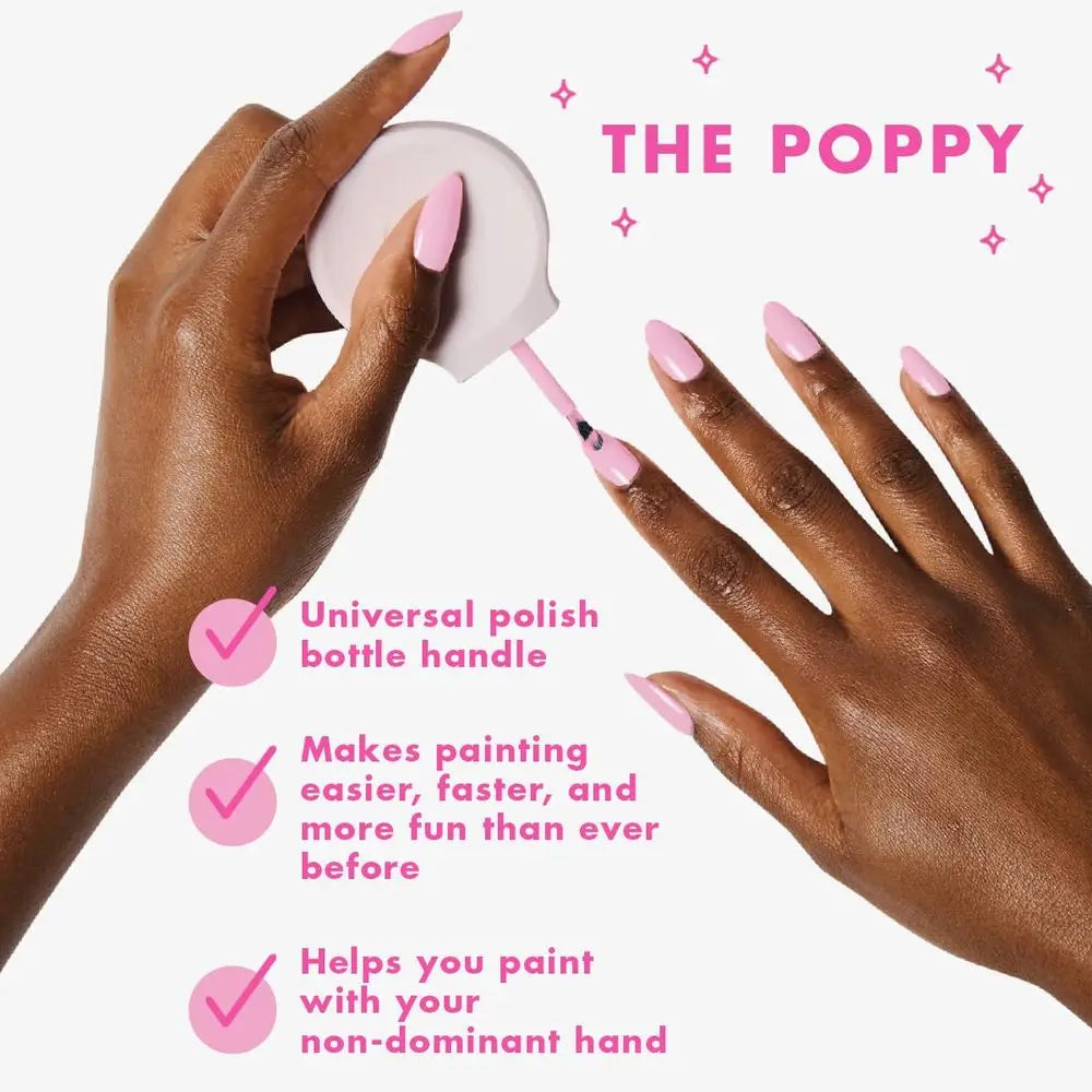 At-Home Gel Manicure Kit: Tools, Peel-Off Base & Top Coats, LED Lamp, Cuticle Care, 15-Free, Vegan & Cruelty-Free