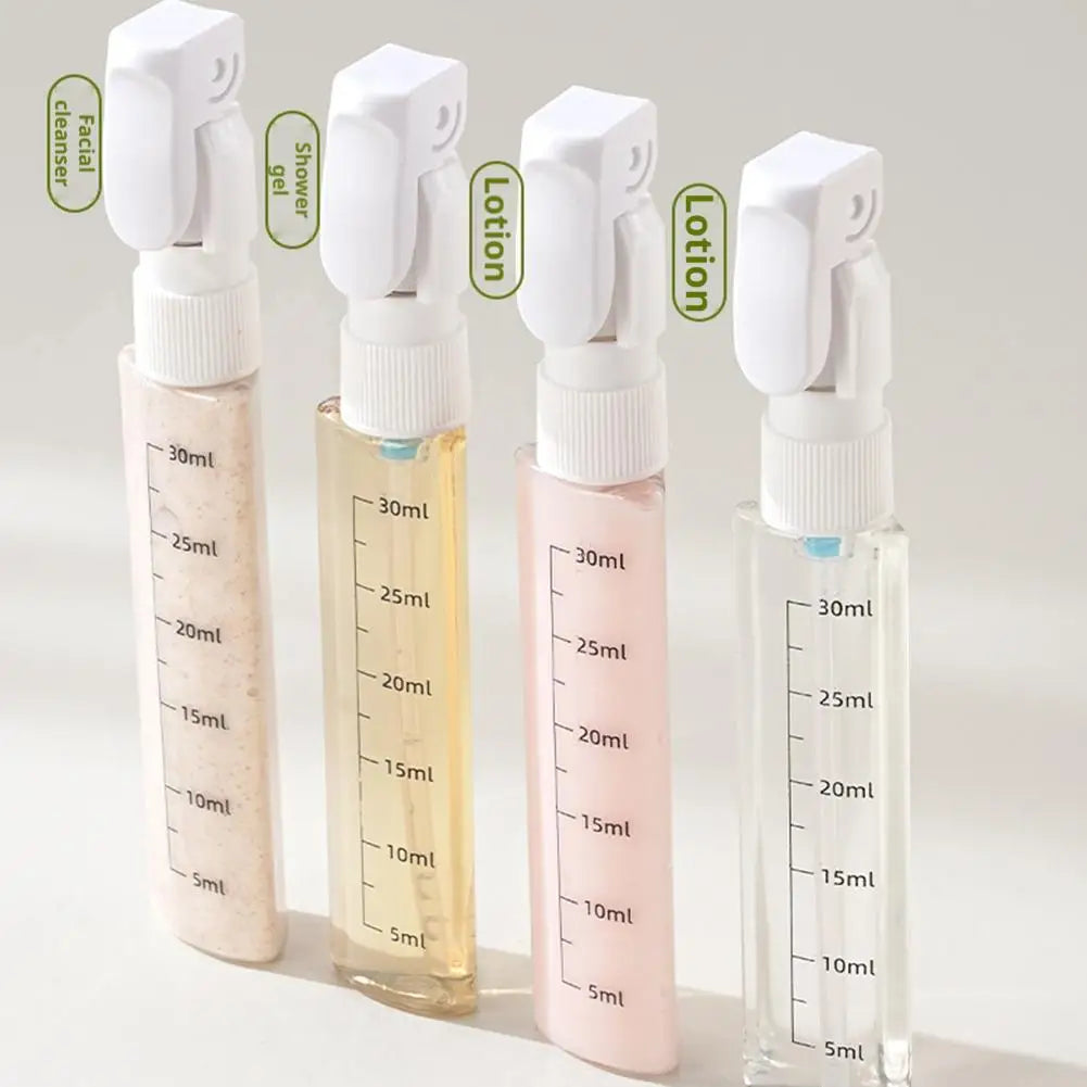 4 In 1 Travel Dispenser Portable Travel Bottles Leak Proof Leakproof Travel Container For Perfume Shampoo Conditioner Lotion 1pc