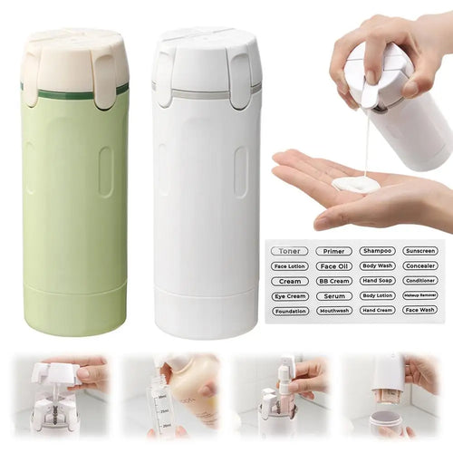 4 In 1 Travel Dispenser Portable Travel Bottles Leak Proof Leakproof Travel Container For Perfume Shampoo Conditioner Lotion 1pc