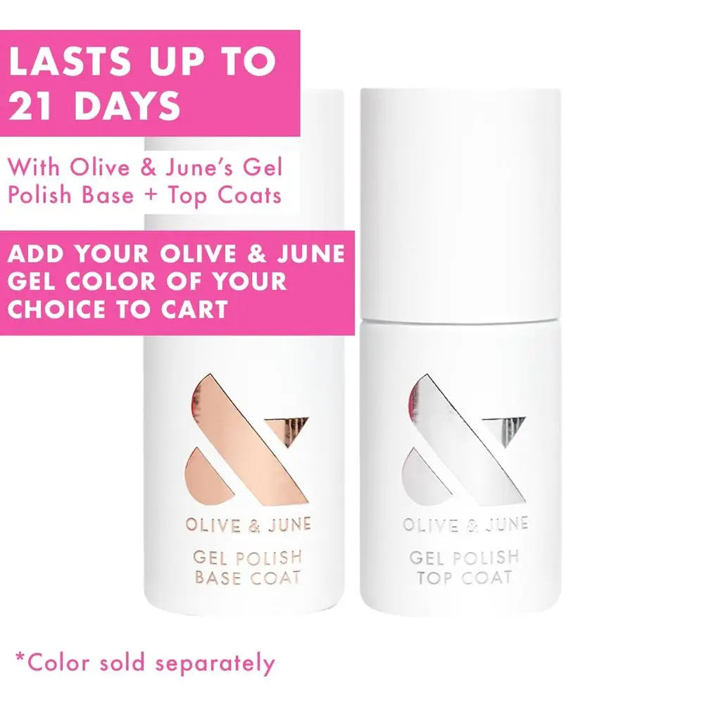 At-Home Gel Manicure Kit: Tools, Peel-Off Base & Top Coats, LED Lamp, Cuticle Care, 15-Free, Vegan & Cruelty-Free